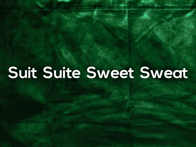 چهار کلمه‌ شبیه به هم Suit Suite Sweet Sweat