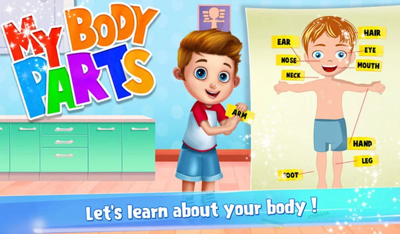 آموزش اعضای بدن